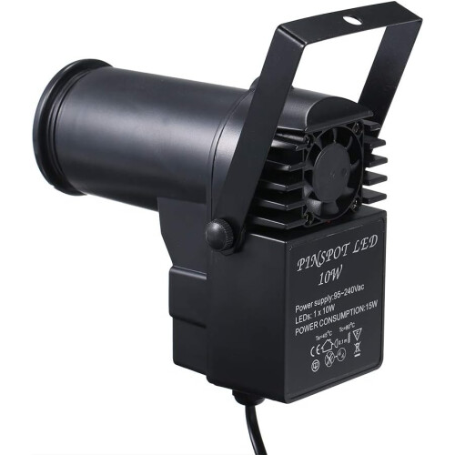 Professional Stage Light, 15W RGB LED Mini Spot Lamp with Remote Control 1
