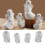 2Pcs Angel Figurine Silicone Molds for Candle Soap Making-small 3