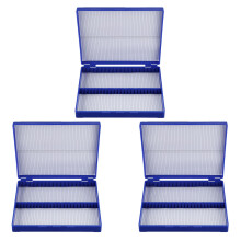 Royal Plastic Rectangle Hold 300 Microslide Slide Microscope Box