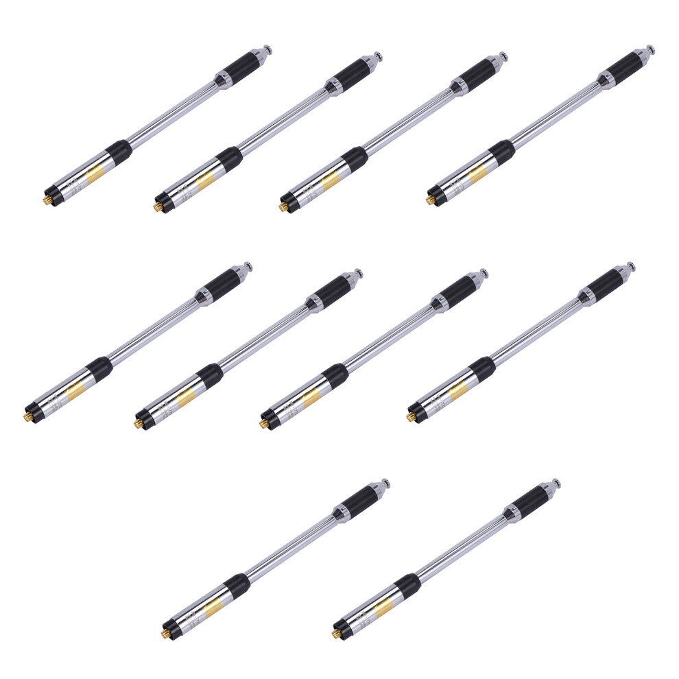 10X Rh770 Dual Band 144/430Mhz High Gain Sma-Female Telescopic Antenna For Baofeng Uv-5R Uv-82 Bf-888S Walkie Talkie 6134218576041