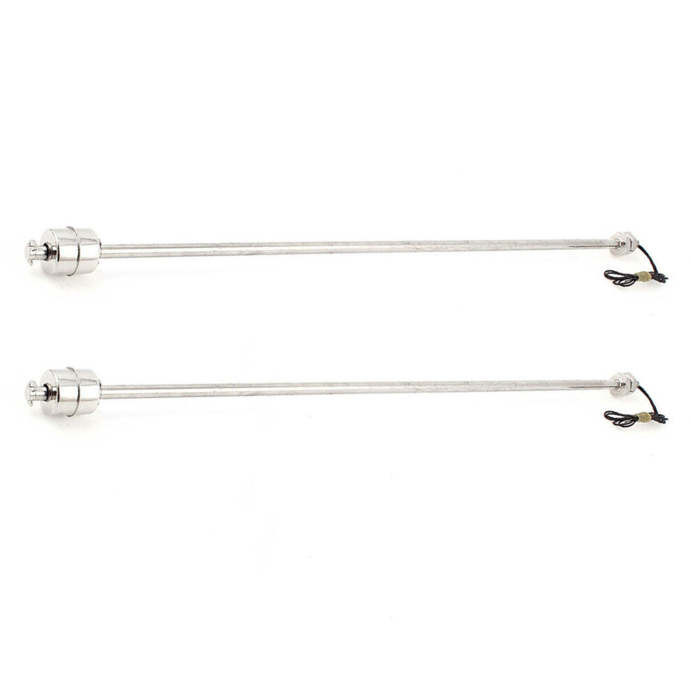 2X 50Cm Stainless Steel Water Level Liquid Sensor Vertical Float Switch 6133165997114