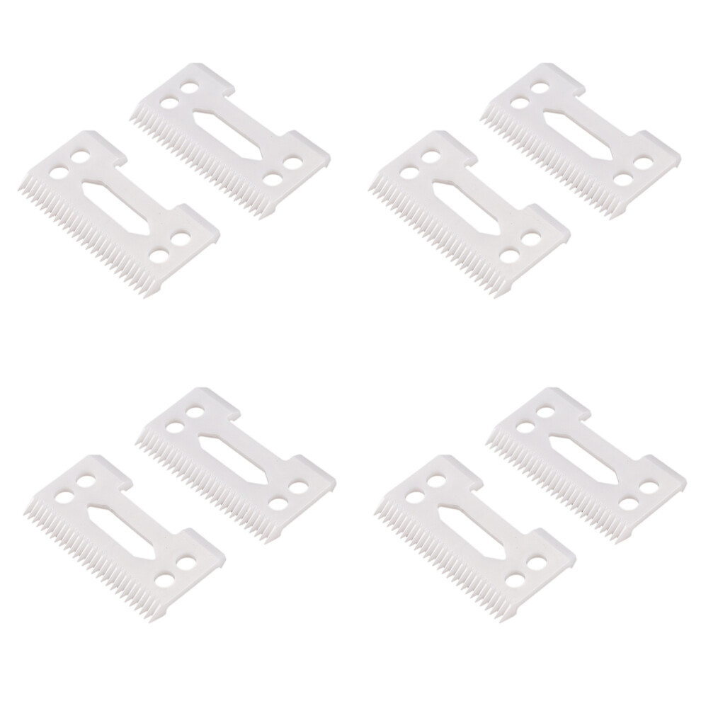 New 8Pcs 28 Teeth Zirconia Ceramic Clipper Blade for Wahl Senior Clipper