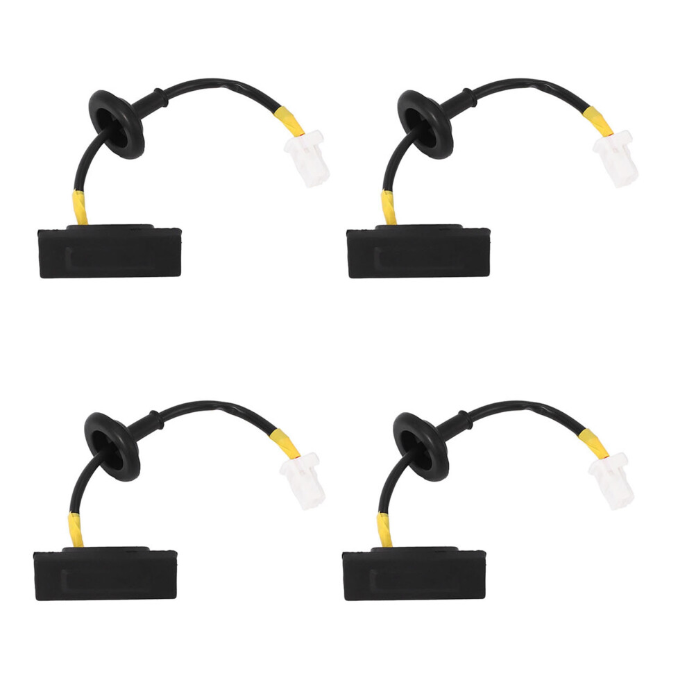4X Car Rear Trunk Boot Release Switch Boot Lid Tailgate Trunk Opening Button For Kia Pride 2011-2015 812601W220 Black 4713824050682