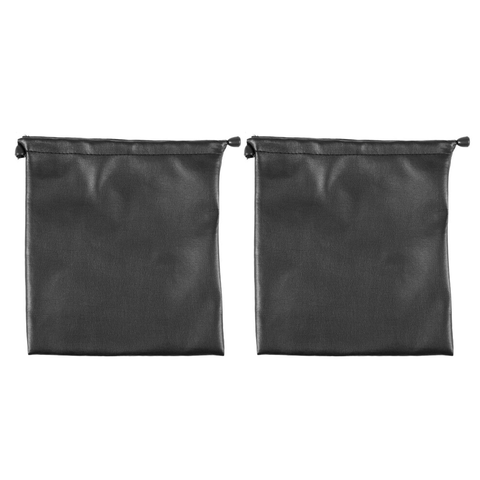 2X Pu Leather Soft Storage Bag Pouch Case For Around Earphone Ae Tp-1 Dj Headphone Black 6132964741522