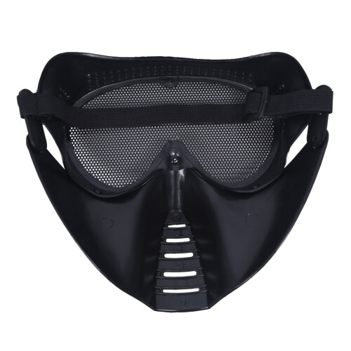 2X Mask Airsoft Protective Mask Paintball Black New 1
