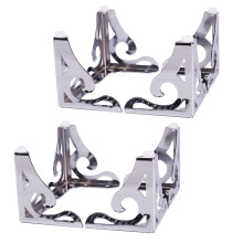 Hollow Out Modern Furniture Sofa Legs Metal for Sofa Table Cabinet Cupboard Set of 8 (10CM)