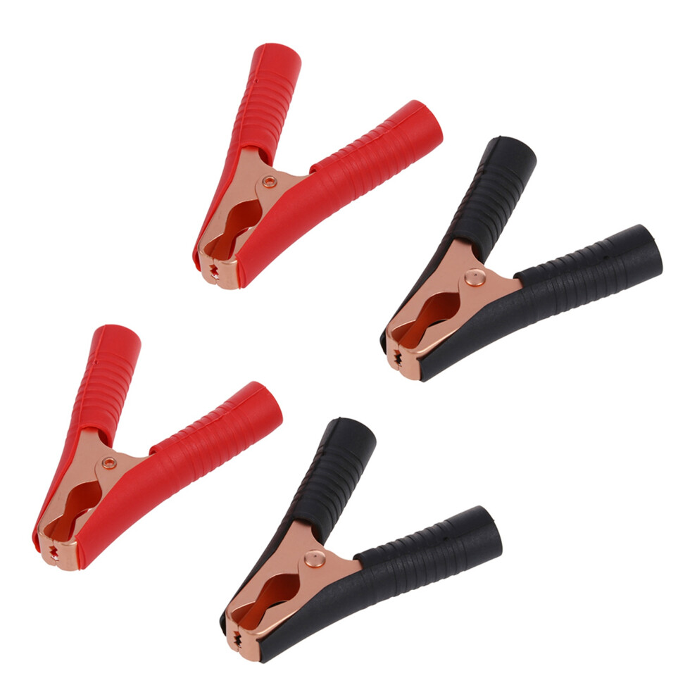 4X Car Alligator Clips Battery Clamps Crocodile Clip 100A + Red/Black 4711651081787