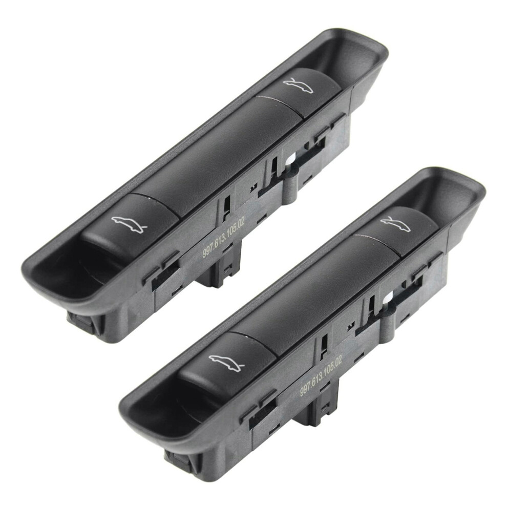 2X Car Hood And Decklid Release Switch For-Porsche 911 987 997 For Boxster Cayman Carrera 99761310502A05 4713110458970