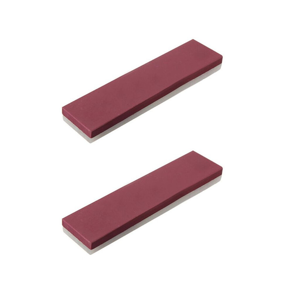 2X 10000 3000 Grit Knife Razor Sharpener Stone Whetstone Polishing Tool Two Sides Red+White 4713062006540