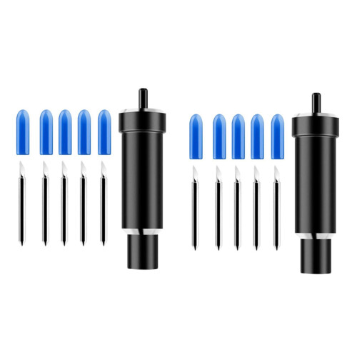 2X Replacement Deep Cut Blade+Housing Deep-Point DeepCut Blade for  Maker Explore,Air and Air 2 Cutting Plotter