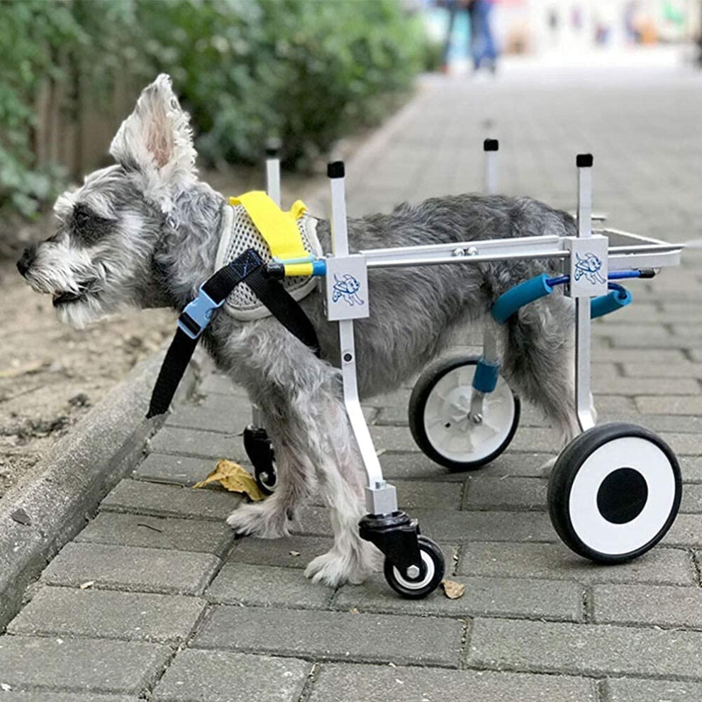 Pet scooter for hind leg rehabilitation for disabled small dogs