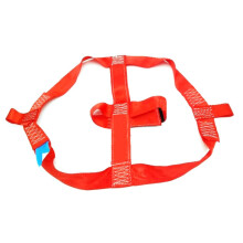 Auto Ratchet Straps Motorcycle Rear Wheel TieDown Strap Strong Webbing for Lawn Equipment, Red