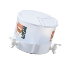 Family Size Cold Water Dispenser With Rotating Spouts-White