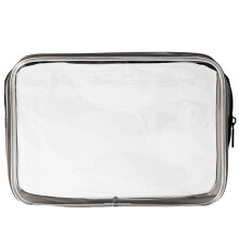 Transparente TSA-Reisetasche, flughafenkonform, tragbarer Organizer, robuster Reißverschluss, vielseitige Kosmetiktasche, leicht zu packen, geeignet