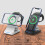 Ασύρματος Φορτιστής4Samsung Galaxy Watch4, Έξυπνη ΠροστασίαΒάση Φόρτισης 3 σε 1, 2