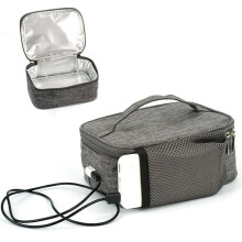 USB-beheizbare Lunchbox, wasserdichte Isoliertasche, tragbarer Speisenwärmer, automatisches Warmhalten und Aromaerhalten, elektrische Lunchbox für