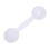 Occluder Eye Exam Tools for Visual Acuity Testing, Pinhole Eye Occluder, DoubleEnded Handheld Eye Occluder in White/Black. 1