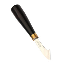 Carbon Steel Leather Stitching Groover Tool Wooden Handle-0.8MM