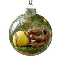 Onbreekbaar acryl kerstboomornament Veilige moderne kerstbal-23