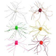 Catfish Bait 6 Pieces 6 Colour Cube Bait with Whisker TPE Bass Baits