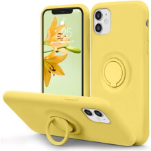 Stødsikkert iPhone11-cover, mikrofiberforing, blød gummitekstur med præcise udskæringer til knapper og porte - perfekt pasform til iPhone11