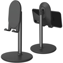 Supporto per cellulare regolabile in angolazione, dal design ergonomico, perfetto per giocare, guardare film e cucinare (lega di alluminio, finitura