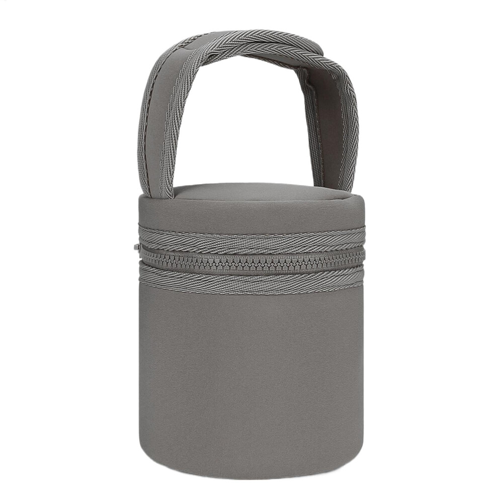 Breast Milk Cooler Bag with Removable Strap, Insulated Bottle Bags, Darkgray
