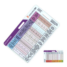 Rhythm Pocket Card, ECG Pocket Card, Double Sided Design, ECG Rhythm Interpretation Badge Card
