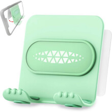Universal vægmonteret telefonholder, Smart Lifestyle Companion med følsom HD-berøringsskærm, justerbar vinkel. 4 smartphones og tablets under 13