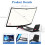 Foldable Design Smartphone Screen Amplifier, Universal Compatibility Eye Protection 3D Acrylic Lens Adjustable Angle Anti Blue Light 5