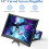 Foldable Design Smartphone Screen Amplifier, Universal Compatibility Eye Protection 3D Acrylic Lens Adjustable Angle Anti Blue Light 6