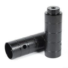 Knurled Aluminum Pegs for Bikes, Anti Skid Features, Fit 3/8 Inch Axles, Suitable for and Mountain Riding