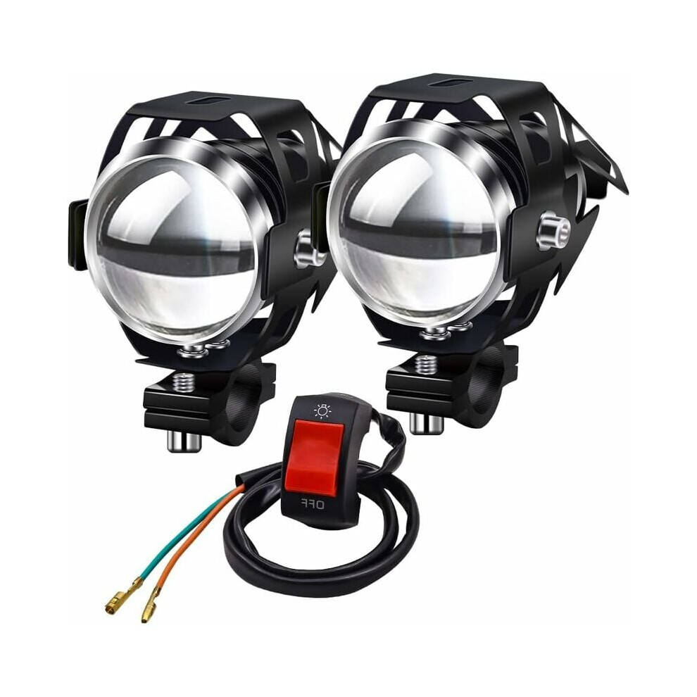Versatile 12V Fog Lights, Suitable Fire Trucks Police Cars, Aluminum Alloy Offers Unmatched Durability, High Beam & Flood Beam Optimal Visibility 9190834922737