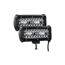 stuks offroad-rijverlichting van luchtvaartaluminiumlegering, 7 inch superheldere LED-chips zonder ventilator, eenvoudig te installeren voor