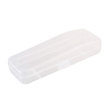 1 Piece Double Storage Box Men's Razor Razor Accessories Transparent Holder Storage Art Fabric Case Ref: 8404