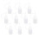 10pcs 5ml Needle Tip Empty Plastic Squeezable Dropper Bottles Liquid Storage (Clear) 1