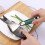 Fish scale remover, stainless steel scraper with ABS handle, kitchen tool 2