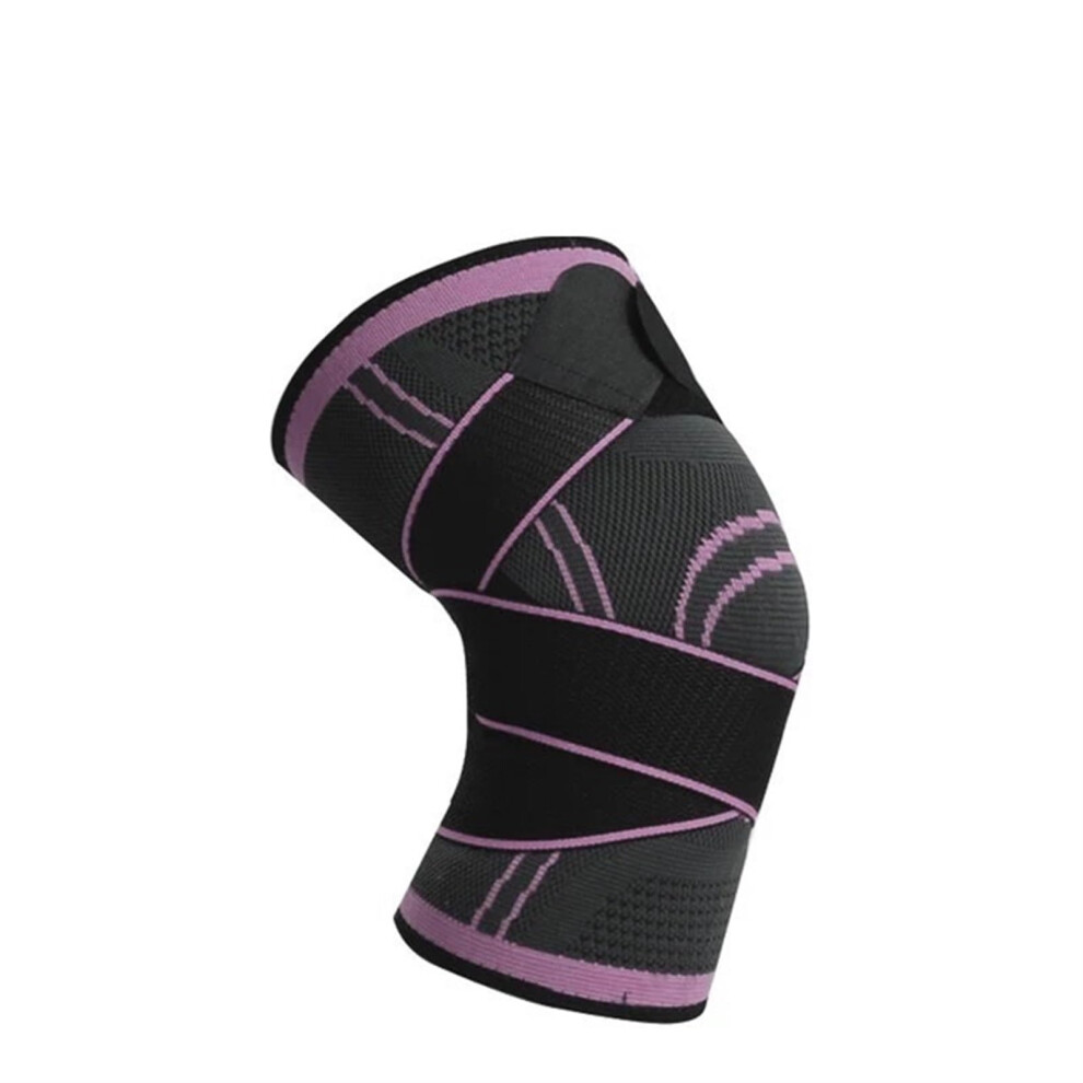 Knee Pads Men Compression Knee Brace Elastic Support Pads Knee Pads Fitness Equipment Volleyball Basketball Cycling Pink Xxl 1Pc Xxl Rose 9412369691606