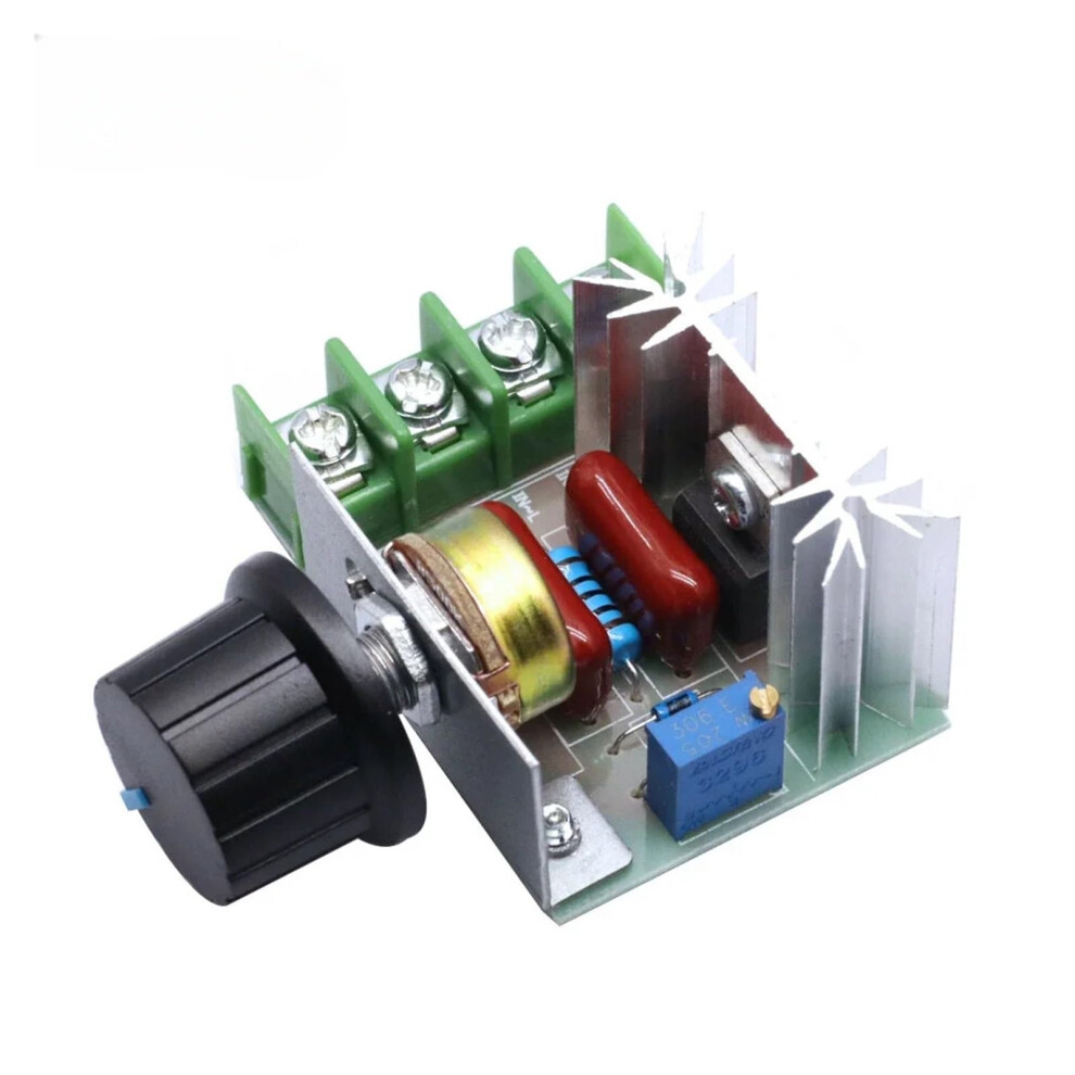 2000W 220V Scr Electronic Voltage Regulator Module Speed Control Dimming Controller Thermostat Electronic Ac 220V 2000W 9365049642866