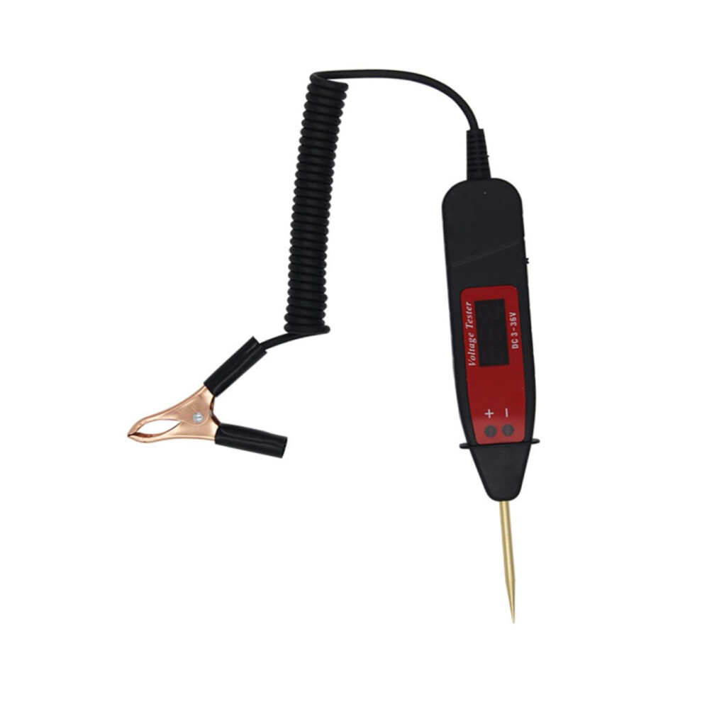 Digital Lcd Circuit Tester Portable Probe For Voltage Testing Reliable Electric Tester For Electricians Homeowners Durable Design For Vehicle 9412369692894