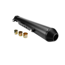 Motorcycle muffler Universal Motorcycle Exhaust Muffler Retro Vintage Classic Electroplating Moto For Cg125 Sr400 Cb500 Vt500 CM300 500 Type D2