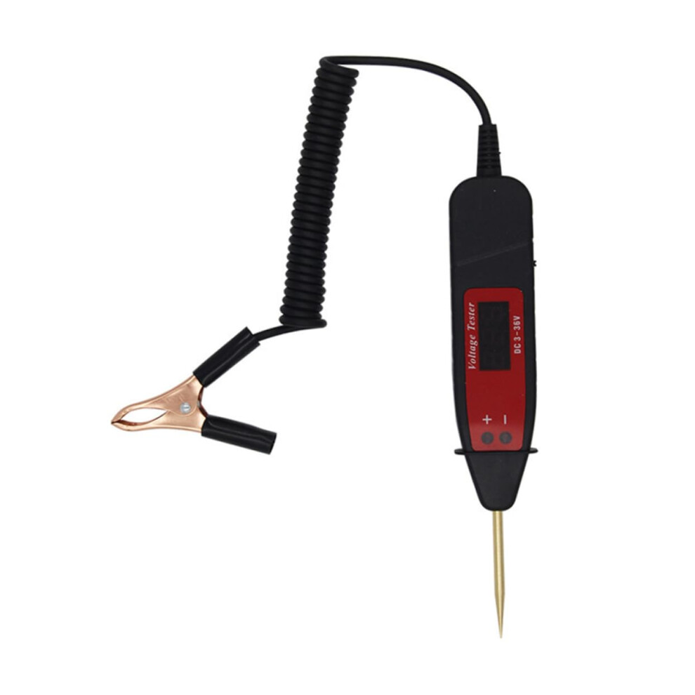 Digital Lcd Circuit Tester Tester For Automotive And Electrical Use Lightweight Design With Accurate Voltage Testing For Electricians And Homeowners 9412369692825