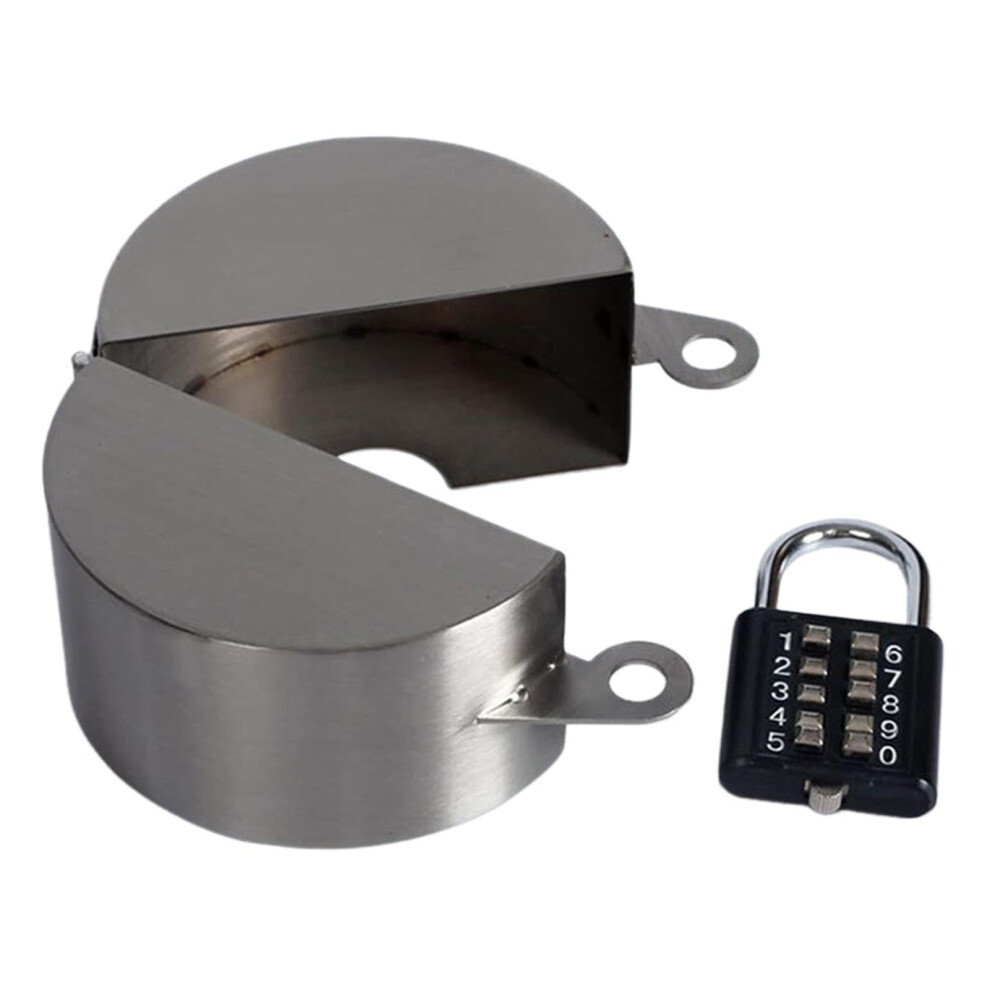 Faucet Locks Outdoor Faucet Water Valve Lock Safe Hose Lock Stainless Steel Water Valve Lock For Restaurants, Rental Properties, Parks, Homes 9189345773877