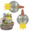 Planter Watering Globes, 2X Automatic Bulbs Drip Irrigation System 1