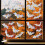 Anticollision window decals, batbutterfly design, rainbow prism decals, static cling. 2