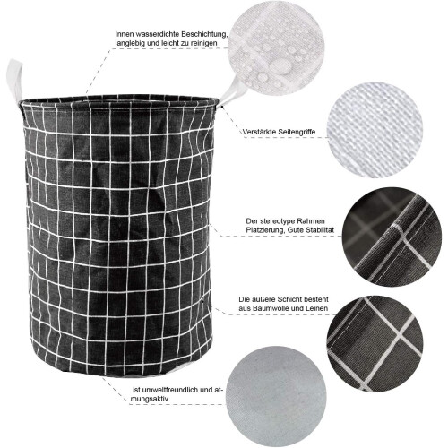 Efficient Laundry Companion, Waterproof Foldable Laundry Hamper For All Your Storage Needs, Collapsible Design, Space-Saving And Portable 1