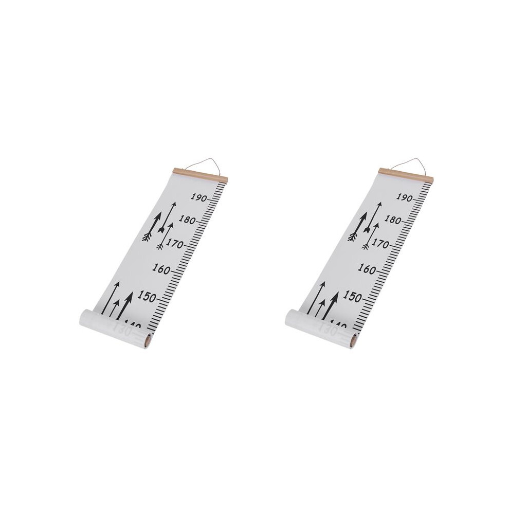 2X Children Kids Growth Chart Height Ruler Wall Sticker Ruler Growth Chart Wall Decal Height Measurement Sticker Gift