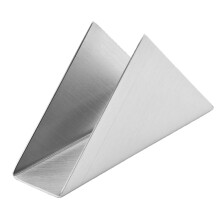 Dispensador de guardanapos vertical, durável, em aço inoxidável, resistente à ferrugem e ao desgaste, para mesa de jantar, com suporte de