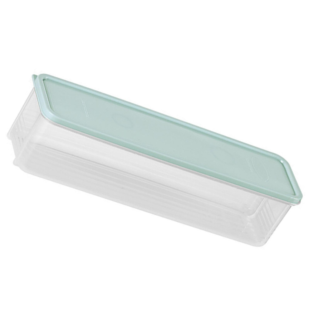 Spaghetti Storage Container, Transparent Rectangular Pasta Container, Freezable, Stackable