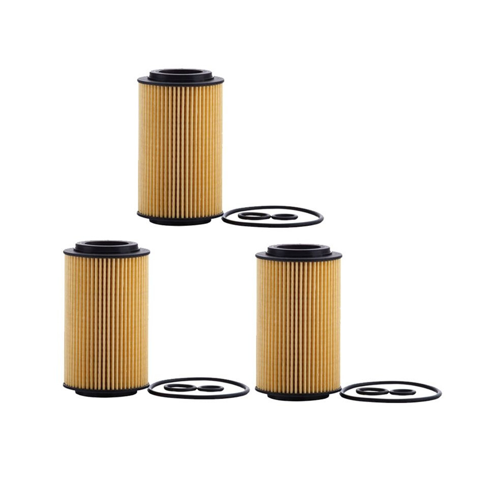 3X Engine Car Oil Filter For W204 C-Class W212 E-Class For Mercedes-Benz Om651 A6511800109 4711200193015